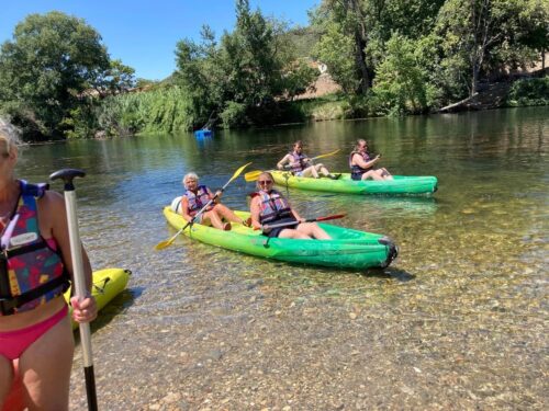 Canoeing at Roquebrun